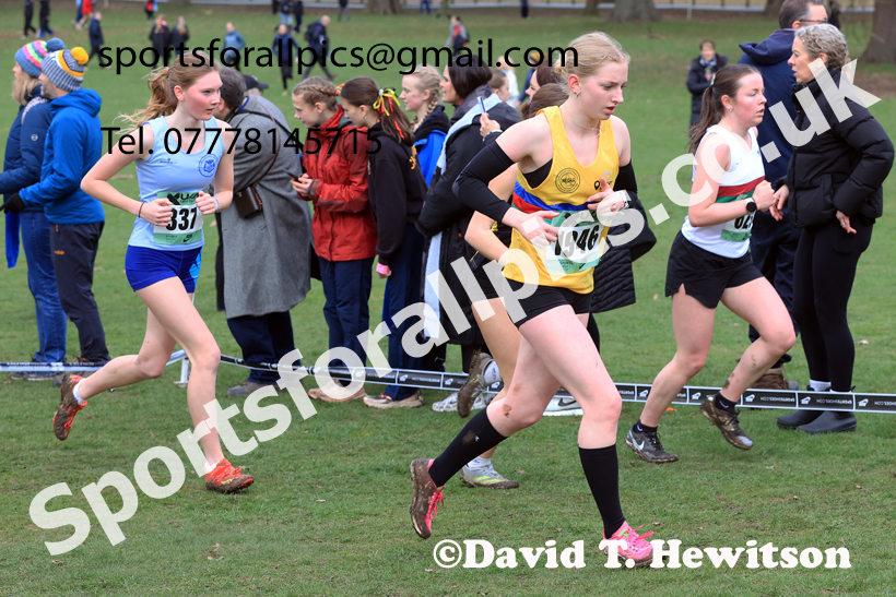 Womens Under-17s 2026 UK CAU Inter Counties Cross Country, Wollaton Park, Nottingham. Photo: David T. Hewitson/Sports for All Pics
